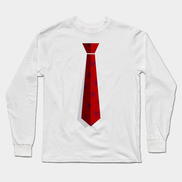 Fuck Off Tie Long Sleeve T-Shirt by JadeTees